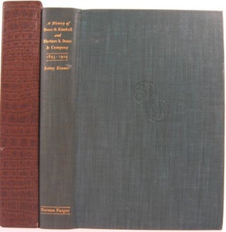 Item #10279 A HISTORY OF STONE & KIMBALL AND HERBERT S. STONE & CO. WITH A BIBLIOGRAPHY OF THEIR...