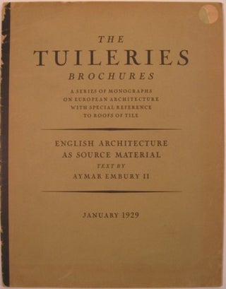 Item #16177 THE TUILERIES BROCHURES. Vol. I-IV. William Dewey Foster, ed
