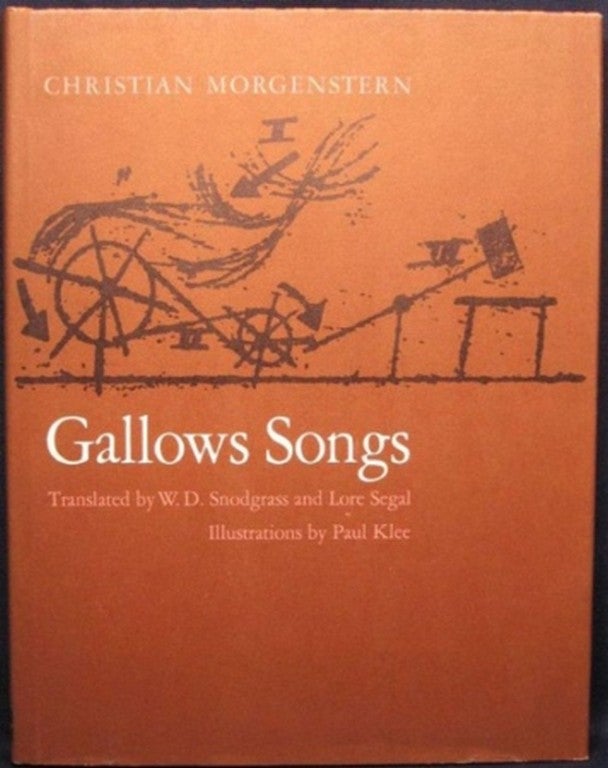 Item #16367 GALLOWS SONGS. Christian Morgenstern.