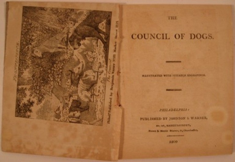 Item #16927 THE COUNCIL OF DOGS:. William Roscoe.