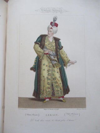 GALERIE THEATRALE, COLLECTION DE 144 PORTRAITS EN PIED DES PRINCIPAUX ACTEURS ET ACTRICES QUI ONT ILLUSTRE LA SCENE FRANCAISE DEPUIS 1552 JUSQU'A NOS JOURS.
