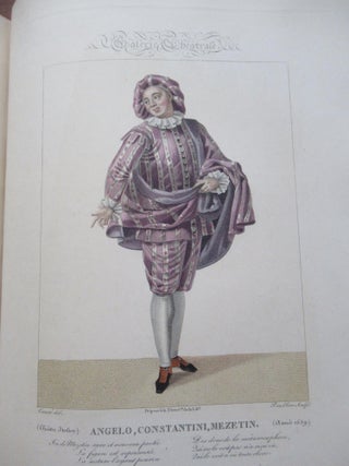 GALERIE THEATRALE, COLLECTION DE 144 PORTRAITS EN PIED DES PRINCIPAUX ACTEURS ET ACTRICES QUI ONT ILLUSTRE LA SCENE FRANCAISE DEPUIS 1552 JUSQU'A NOS JOURS.