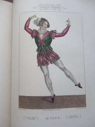 GALERIE THEATRALE, COLLECTION DE 144 PORTRAITS EN PIED DES PRINCIPAUX ACTEURS ET ACTRICES QUI ONT ILLUSTRE LA SCENE FRANCAISE DEPUIS 1552 JUSQU'A NOS JOURS.