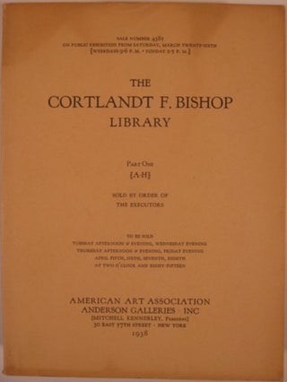Item #17918 THE COURTLAND F. BISHOP LIBRARY. Courtland Bishop