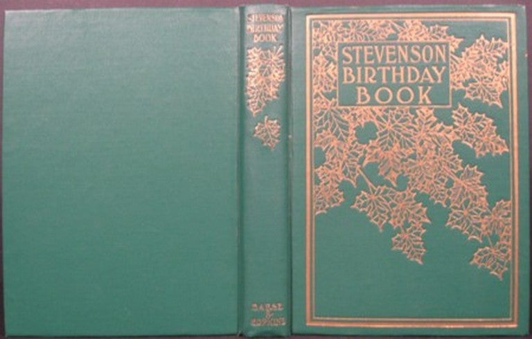 Item #18094 STEVENSON BIRTHDAY BOOK. Wallace and Frances Rice.