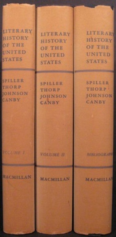 Item #19064 LITERARY HISTORY OF THE UNITED STATES. Robert E. Sipller, et. al.