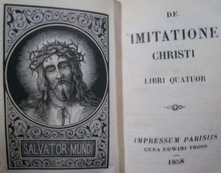 DE IMITATIONE CHRISTI, LIBRI QUATUOR.