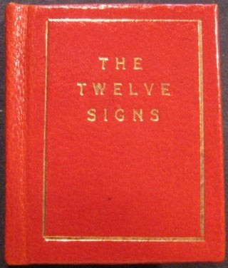 Item #19622 HOW A PERSON MAY KNOW UNDER WHICH OF THE TWELVE SIGNS THEY ARE BORN. Norman W. Forgue