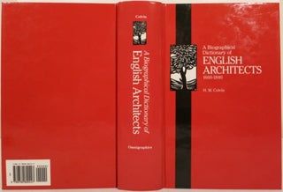 Item #20000 A BIOGRAPHICAL DICTIONARY OF ENGLISH ARCHITECTS 1660-1840. Howard Montagu Colvin