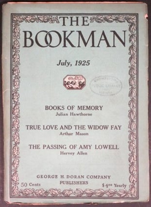 THE BOOKMAN. 5 issues. 1922-25.