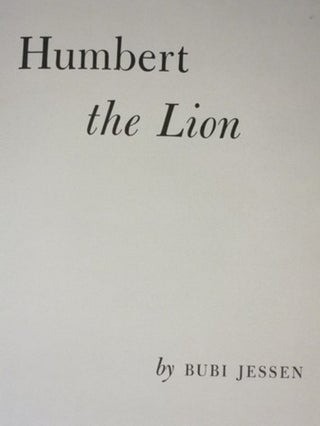 HUMBERT THE LION.