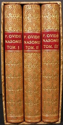 P. OVIDII NASONIS OPERUM. Tomus primus [-tertius].