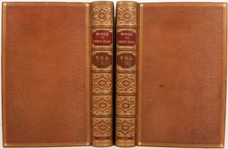 Item #20726 THE WORKS OF THE LATE RIGHT HONOURABLE RICHARD BRINSLEY SHERIDAN. Richard Brinsley...
