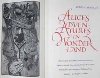 ALICE'S ADVENTURES IN WONDERLAND [with] THROUGH THE LOOKING-GLASS, AND WHAT ALICE FOUND THERE.