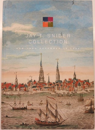 Item #21256 JAY T. SNIDER COLLECTION. Featuring the History of Philadelphia and Important...
