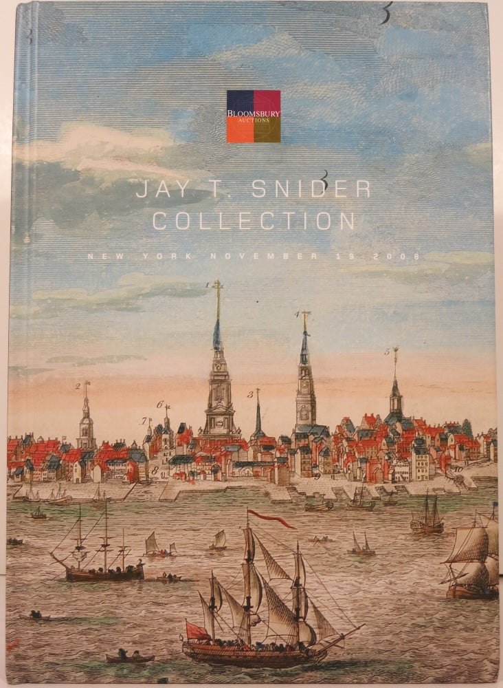 Item #21256 JAY T. SNIDER COLLECTION. Featuring the History of Philadelphia and Important Americana. Bloomsbury Auctions.