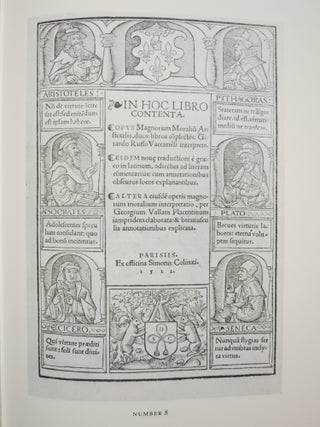 SIMON DE COLINES, AN ANNOTATED CATALOGUE OF 230 EXAMPLES OF HIS PRESS, 1520-1546.