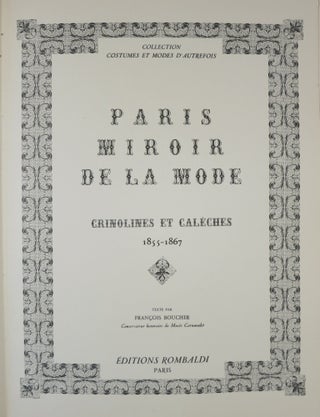 PARIS MIROIR DE LA MODE 1855-1867 by Francois Boucher.