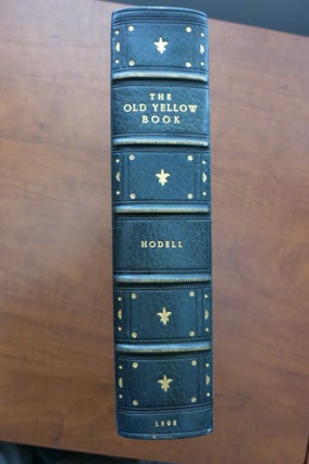 Item #22071 THE OLD YELLOW BOOK, SOURCE OF BROWNING'S THE RING AND THE BOOK. Charles W. Hodell