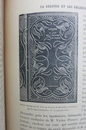 L'ART DANS LA DECORATION EXTERIEURE DES LIVRES EN FRANCE ET A L'ETRANGER.