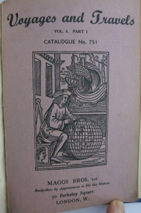 VOYAGES AND TRAVELS IN ALL PARTS OF THE WORLD, A DESCRIPTIVE CATALOGUE. Vol. III.