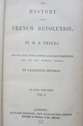 THE HISTORY OF THE FRENCH REVOLUTION.