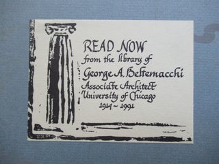 BERTRAM GROSVENOR GOODHUE - ARCHITECT AND MASTER OF MANY ARTS.