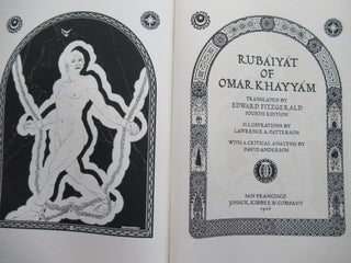 Item #22533 RUBAIYAT OF OMAR KHAYYAM. Omar Khayyam