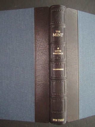 'THE MINT' AND LATER WRITINGS ABOUT SERVICE LIFE.