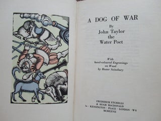 Item #22706 A DOG OF WAR. John Taylor, the Water Poet