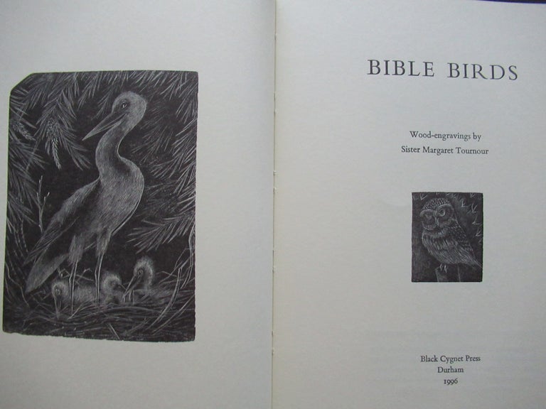 Item #22753 BIBLE BIRDS. Wood Engravings. Sister Margaret Tournour.