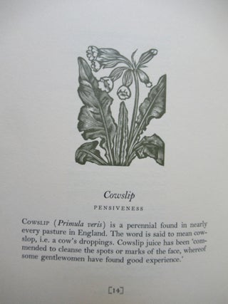 A POSY OF WILD FLOWERS, Gathered in the Countryside of English Literature and Furnished with appropriate Sentiments.