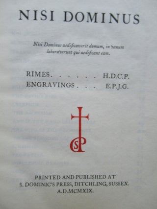 NISI DOMINUS: Rimes.