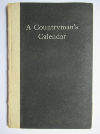 Item #22831 A COUNTRYMAN'S CALENDAR, Sayings for the months. Gerald Cooper Bateman