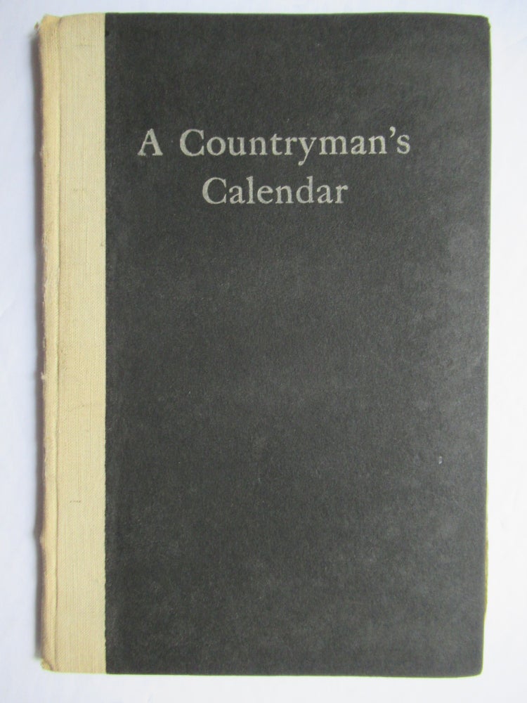 Item #22831 A COUNTRYMAN'S CALENDAR, Sayings for the months. Gerald Cooper Bateman.