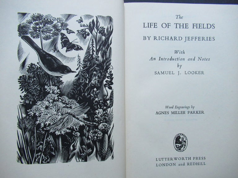 Item #22837 LIFE OF THE FIELDS. Richard Jefferies.