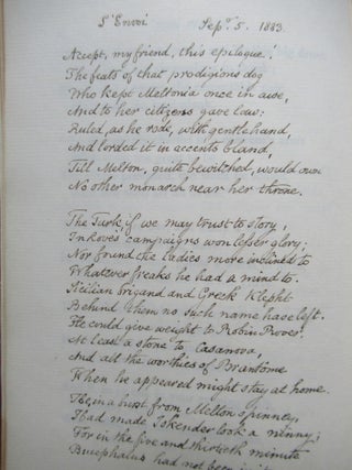 THE TOMMIAD, A Biographical Fancy Written about the year 1842.