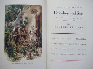 Item #23011 DOMBEY AND SON (Dealing With the Firm of Dombey and Son, Wholesale, Retail, and for...
