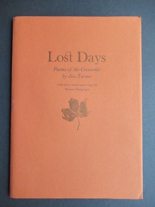 LOST DAYS. Poems of the Cotswolds.