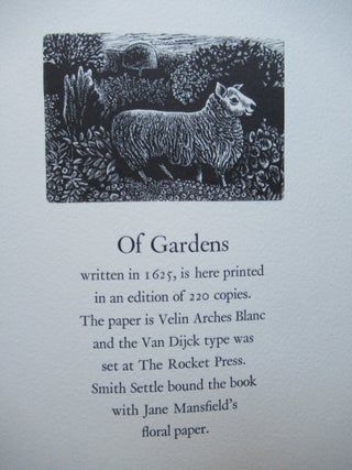 OF GARDENS.
