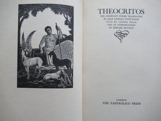 Item #23048 THE COMPLETE POEMS. Theocritos