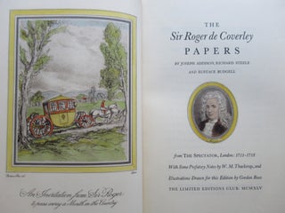 THE SIR ROGER DE COVERLEY PAPERS.