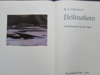 Item #23097 DESTINATIONS. R. S. Thomas