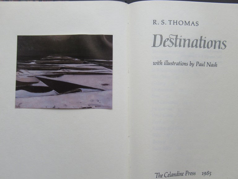 Item #23097 DESTINATIONS. R. S. Thomas.