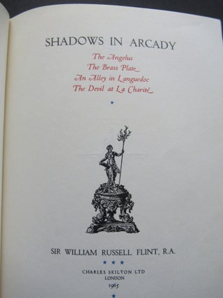 Item #23101 SHADOWS IN ARCADY. William Russell Flint