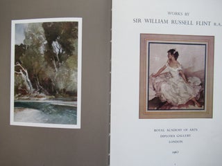Item #23119 WORKS OF SIR WILLIAM RUSSELL FLINT R.A. Royal Academy of Arts