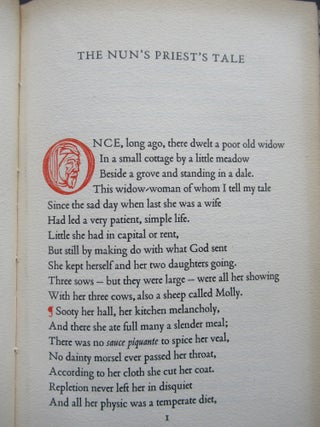 THE NUN'S PRIEST'S TALE OF CHAUCER.