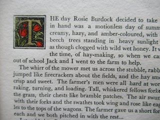 ROSIE BURDOCK TAKES LAURIE LEE IN HAND, An Excerpt from Cider With Rosie.