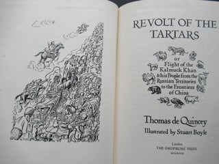 Item #23249 REVOLT OF THE TARTARS, or Flight of the Kalmuck Khan & his People from the Russian...