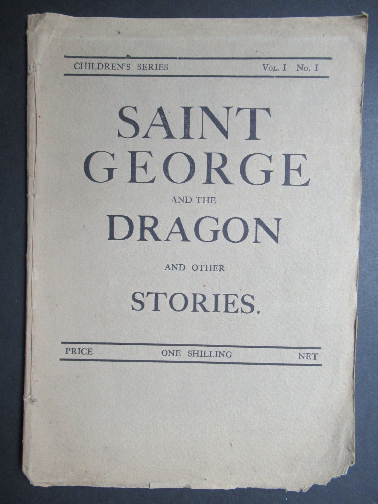 Item #23388 SAINT GEORGE AND THE DRAGON. David Pepler, et. al.